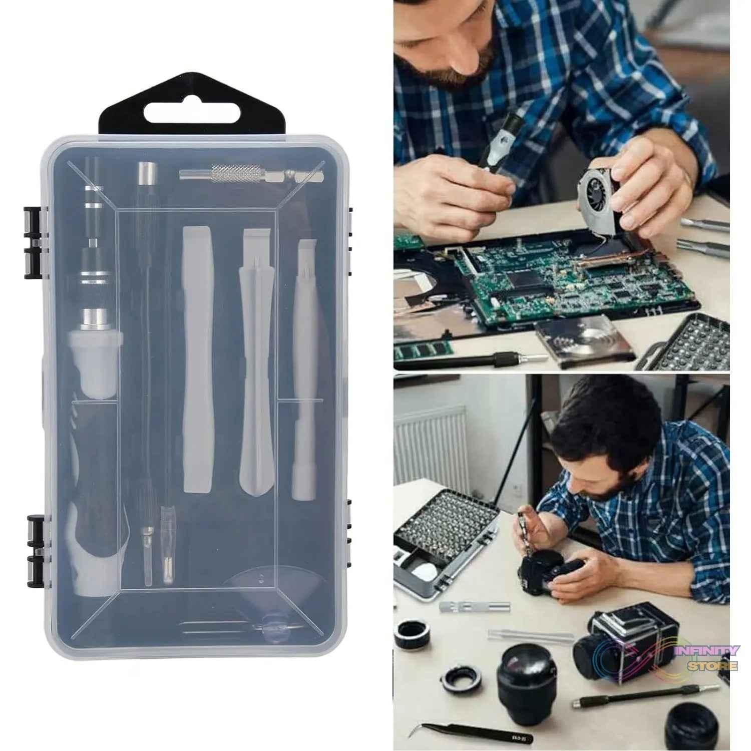 Screwdriver Electronic Laptop, Mobile Repair Tool Kit (117 Pcs Set) - infinityexculsivestore.com