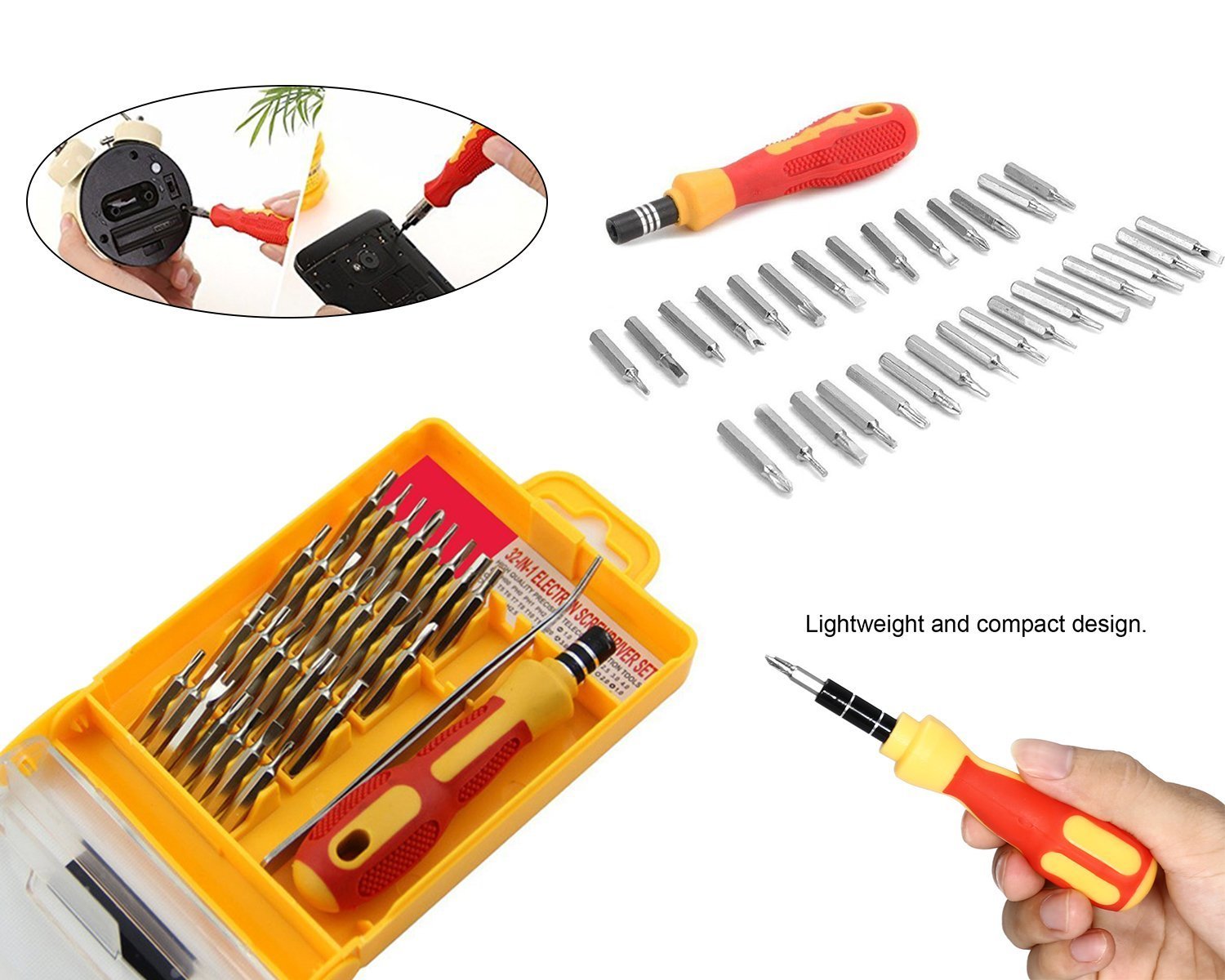 Screwdriver Set 32 in 1 with Magnetic Holder - infinityexculsivestore.com