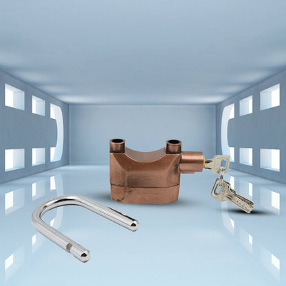 Security Alarm Metallic Lock System with 3 Keys (1 Set / Mix Color) - infinityexculsivestore.com