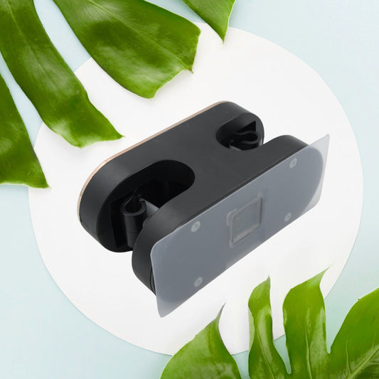 Self Adhesive Double Slot Wall Hook Mop Storage Rack Clip Broom Hanger Kitchen Organizer Strong Hooks Bathroom Accessories - infinityexculsivestore.com