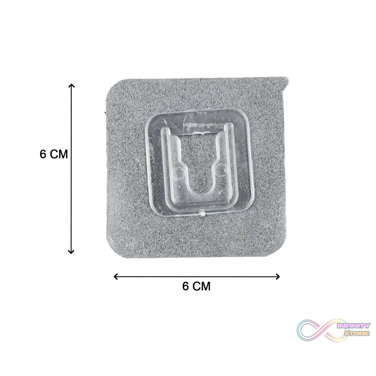 Transparent magic sticker with adhesive backing for various applications