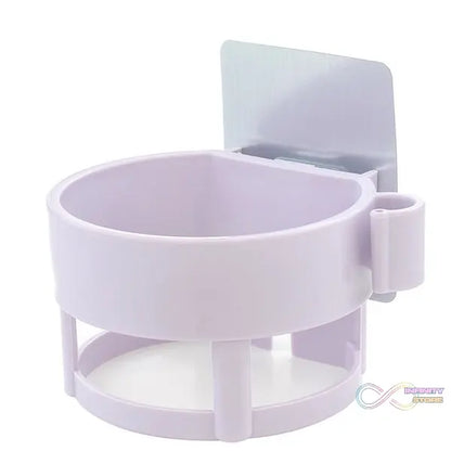 Hair dryer holder mounted