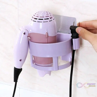 Hair dryer holder functionality