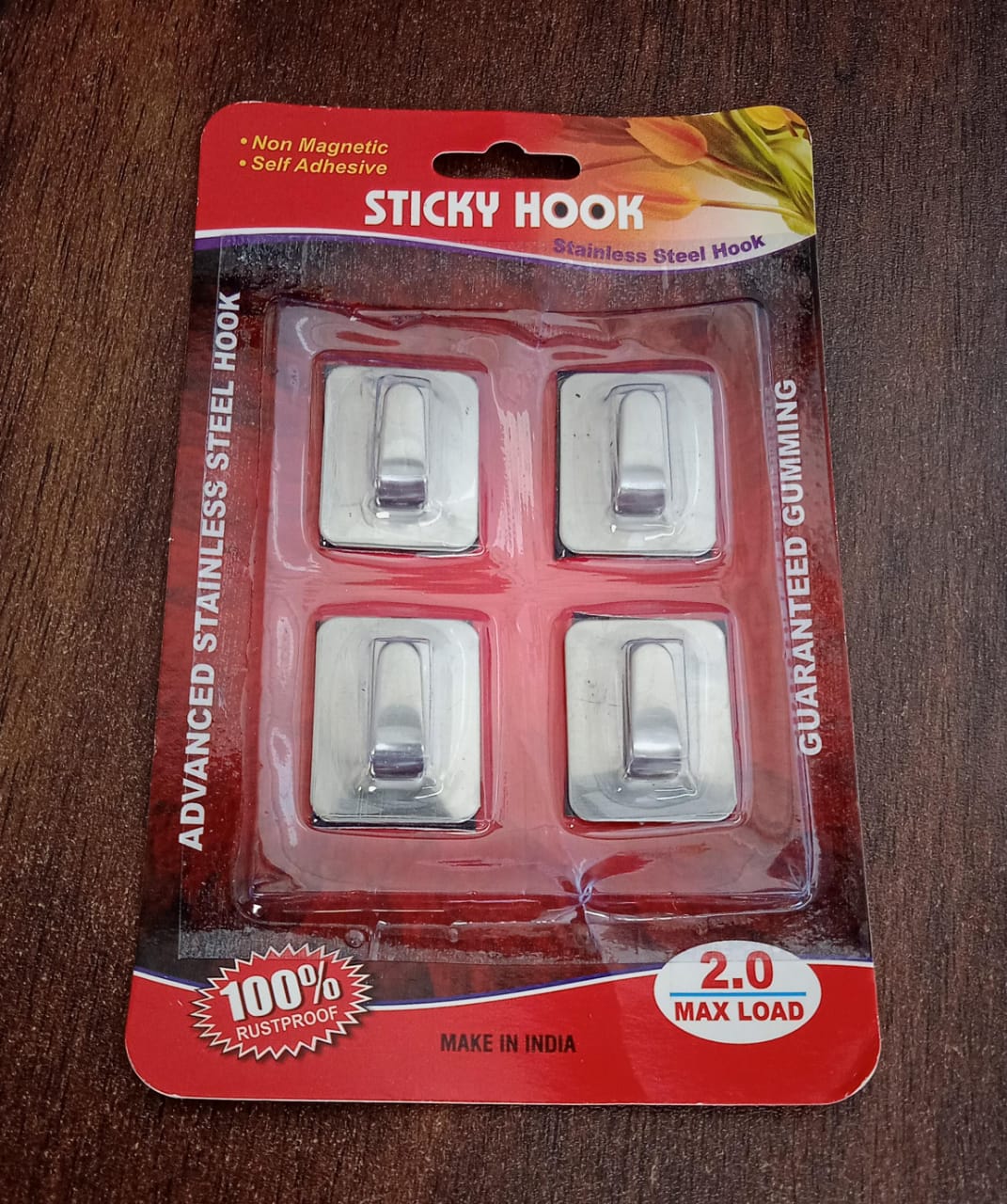 Self - Adhesive Hooks, Heavy Duty Wall Hooks Hangers Stainless Steel Waterproof Sticky Hooks for Hanging Robe Coat Towel Kitchen Bathroom and. - infinityexculsivestore.com