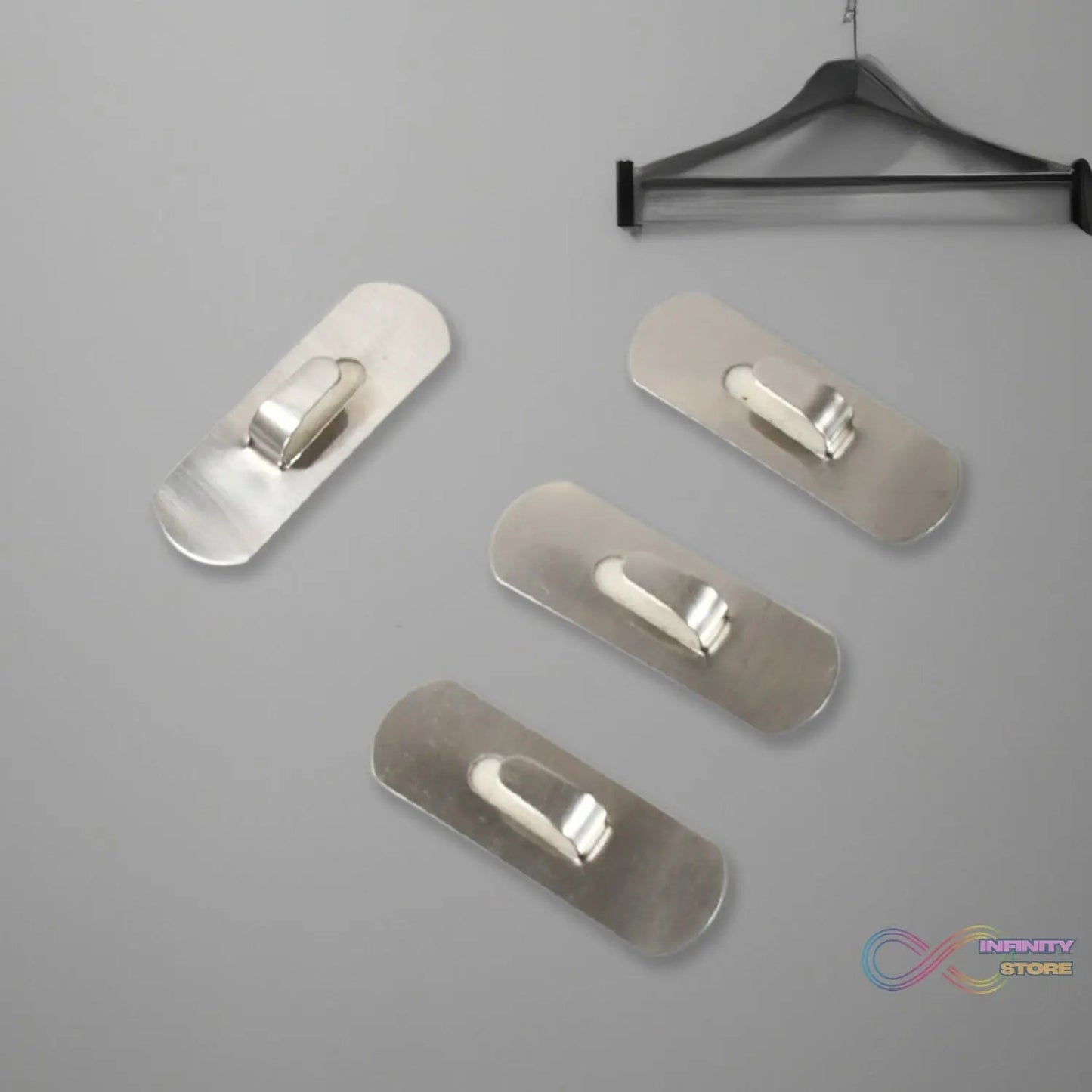 Self - Adhesive Hooks, Heavy Duty Wall Hooks Hangers Stainless Steel Waterproof Sticky Hooks for Hanging Robe Coat Towel Kitchen Bathroom and. - infinityexculsivestore.com