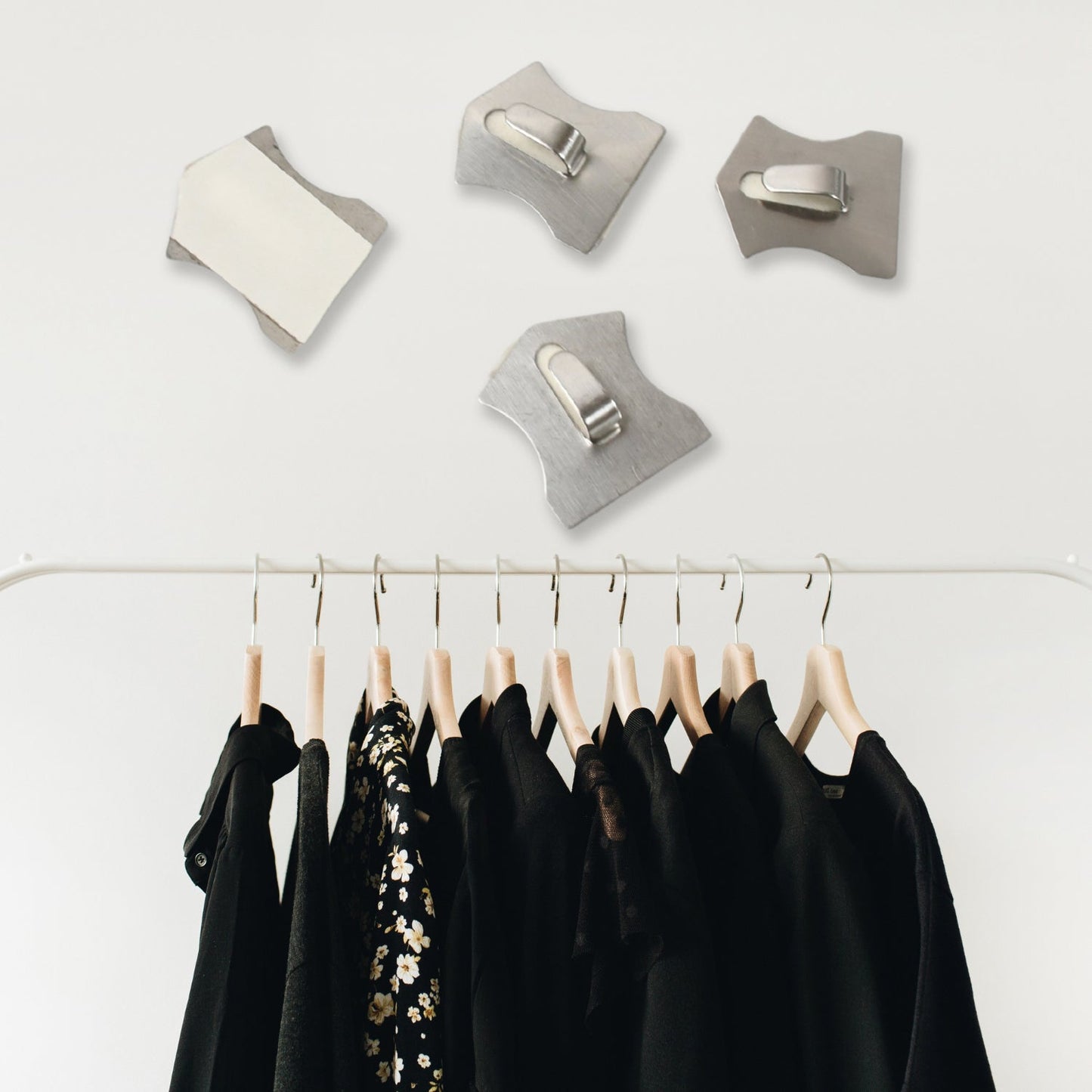 Self - Adhesive Hooks, Heavy Duty Wall Hooks Hangers Stainless Steel Waterproof Sticky Hooks for Hanging Robe Coat Towel Kitchen Bathroom and. - infinityexculsivestore.com