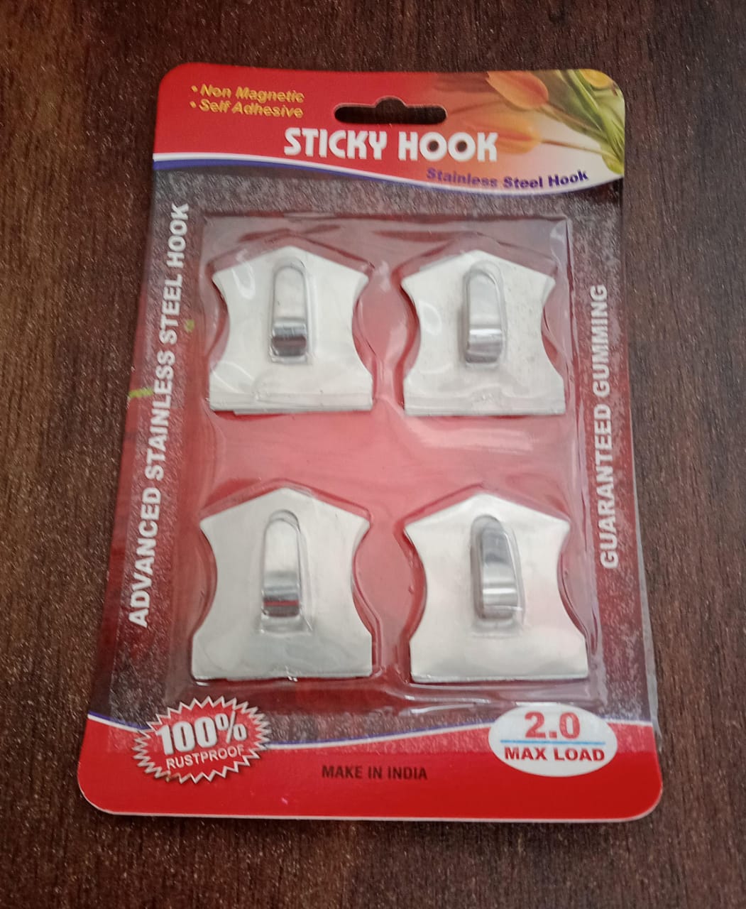 Self - Adhesive Hooks, Heavy Duty Wall Hooks Hangers Stainless Steel Waterproof Sticky Hooks for Hanging Robe Coat Towel Kitchen Bathroom and. - infinityexculsivestore.com
