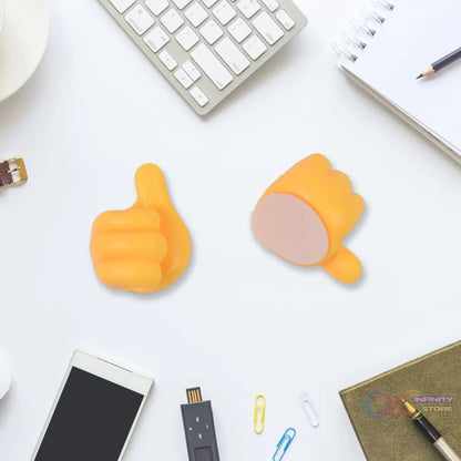 Self Adhesive Hooks for Cable Clips, Desktop Cable Organizer (6 Pcs Set / Mix Design) - infinityexculsivestore.com