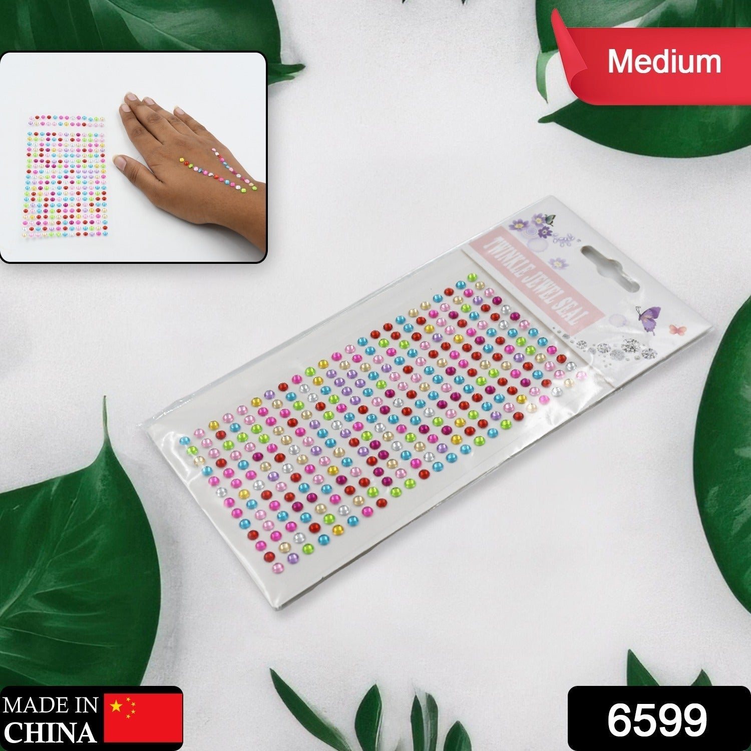 Self Adhesive Multi Size Shaped Shining Stones Crystals Stickers For Art & Craft, Mobile Phone Decoration, Jewelery Making, School Projects, Creative Work - infinityexculsivestore.com