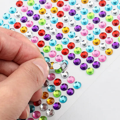 Self Adhesive Multi Size Shaped Shining Stones Crystals Stickers For Art & Craft, Mobile Phone Decoration, Jewelery Making, School Projects, Creative Work - infinityexculsivestore.com