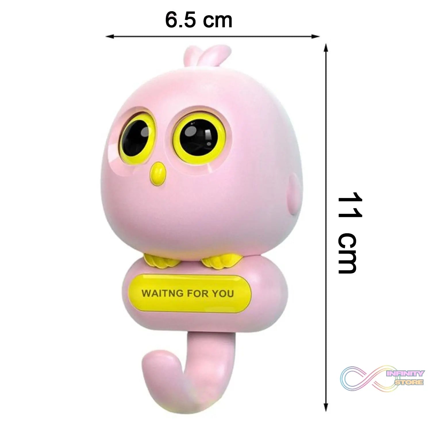 Self Adhesive Wall Hooks Eye Catching Cute Bird Hook, Automatic Open Close Eyes Creative wall Hook (1 Pc) - infinityexculsivestore.com