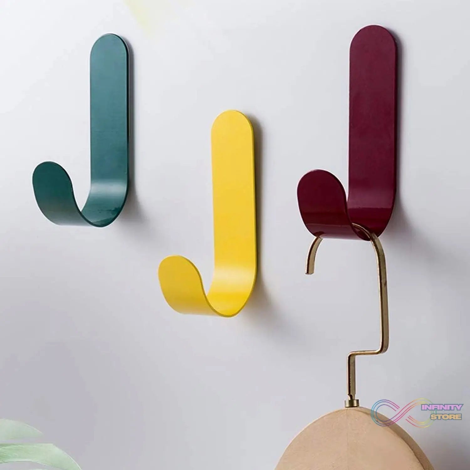 Self Adhesive Wall Hooks Waterproof Adhesive Sticky Round Hooks | Hanging Capacity 1 KG Max | Multipurpose Home Storage (20 Pcs Set) - infinityexculsivestore.com