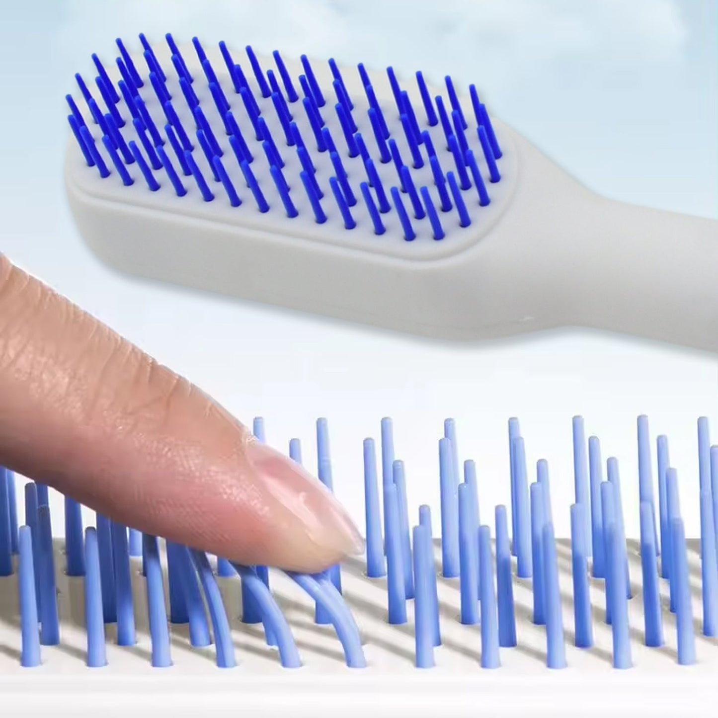 Self - Cleaning Hairbrush, Self - Cleaning Anti - Static Detangling Massage Comb, One - pull Clean Scalable Rotate Lifting Self Cleaning Hairbrush Hair Styling Tools - infinityexculsivestore.com