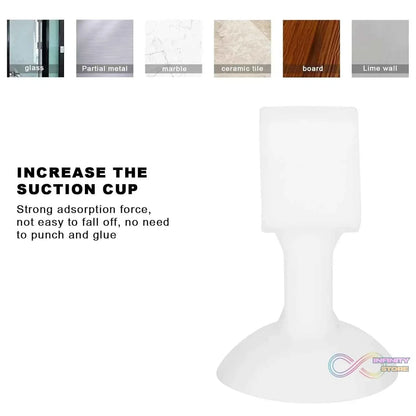 Self - Sucking Silicone Door Stopper (1 Pc / Mix Color) - infinityexculsivestore.com