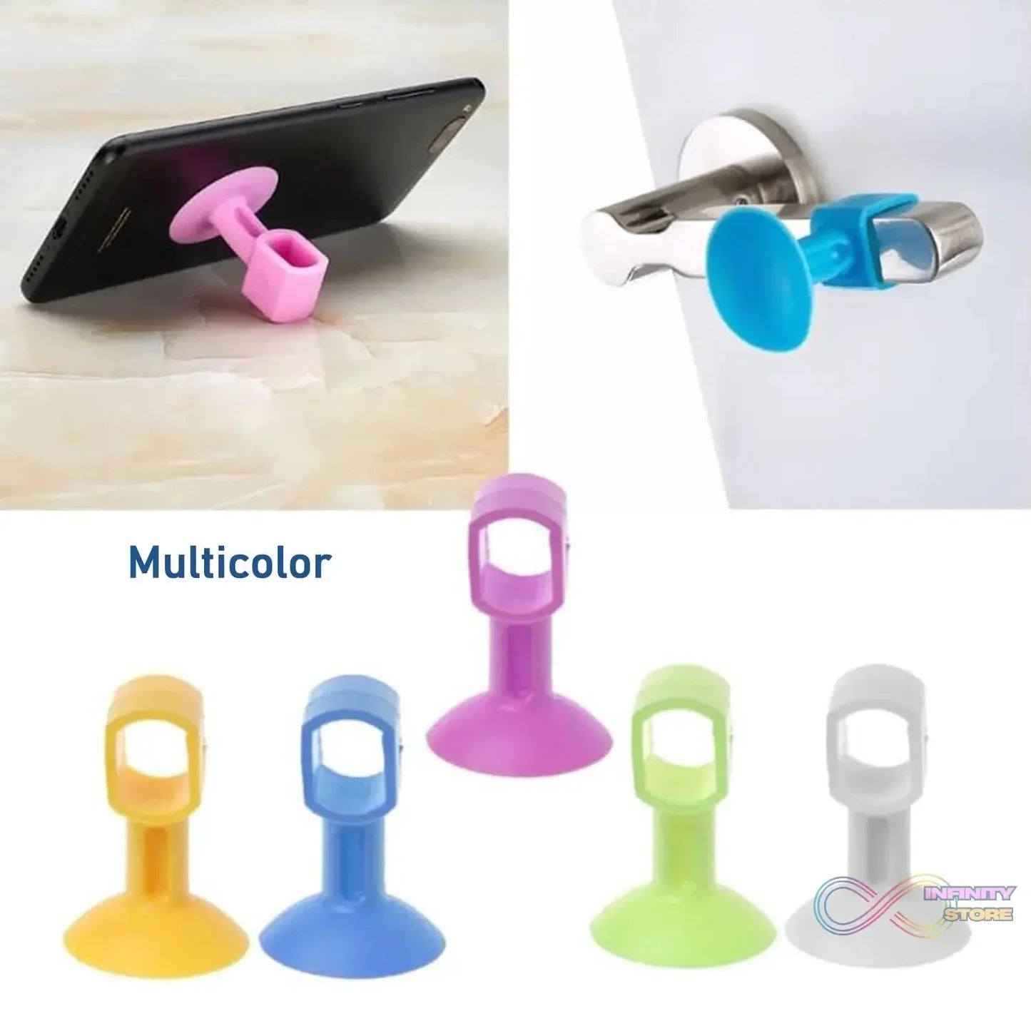 Self - Sucking Silicone Door Stopper (2 Pcs Set) - infinityexculsivestore.com