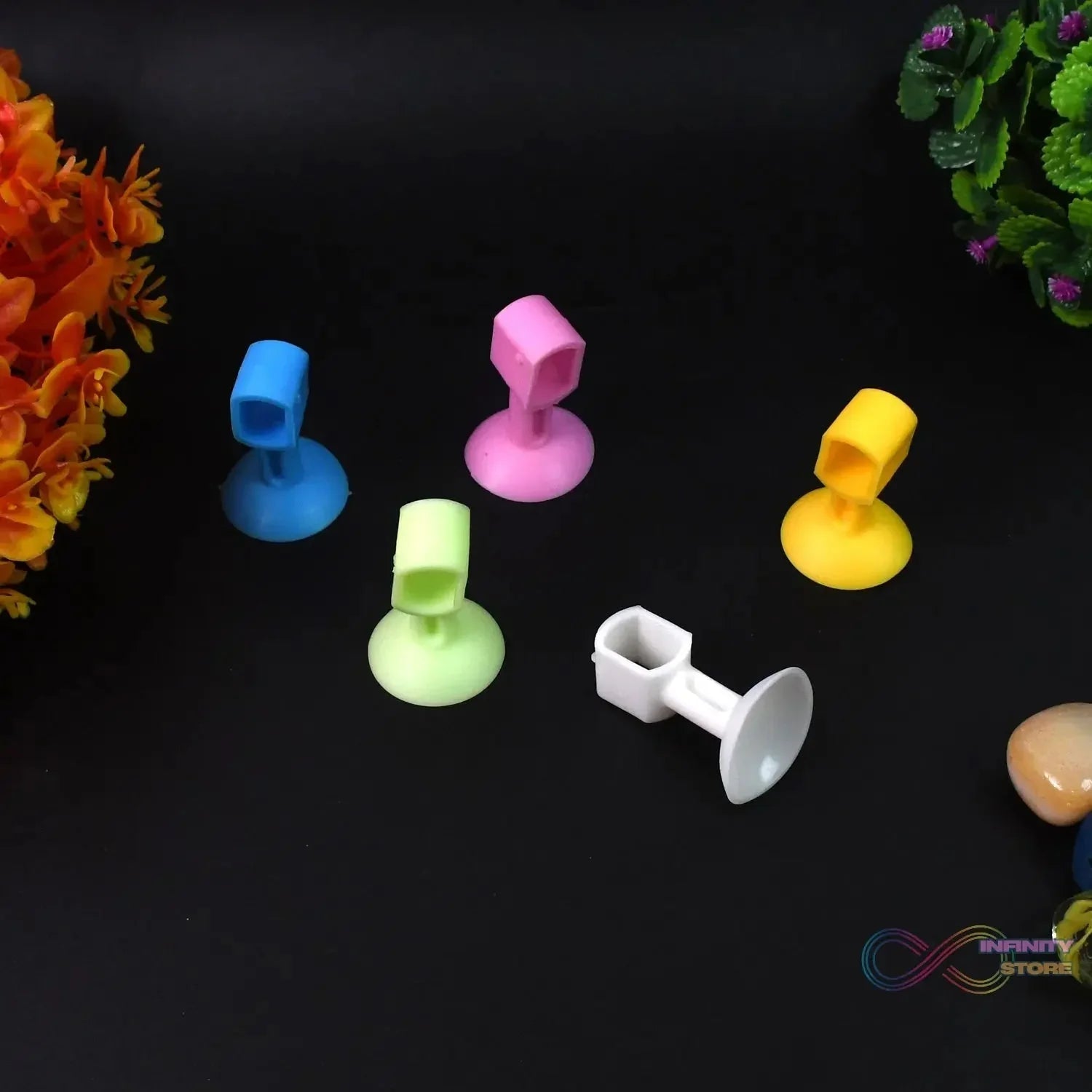 Self - Sucking Silicone Door Stopper (5 Pcs Set) - infinityexculsivestore.com