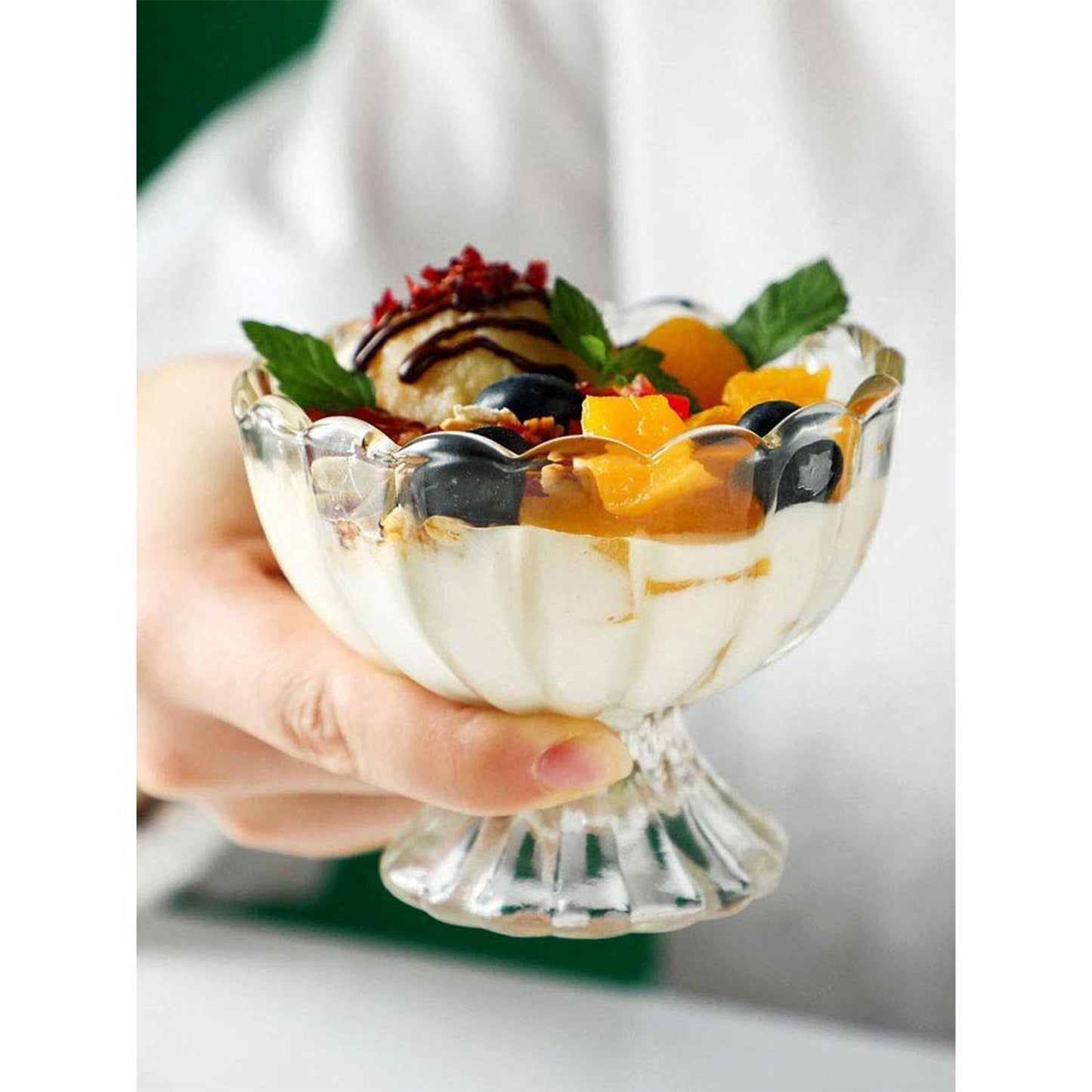 Serving Dessert Bowl Ice Cream Salad Fruit Bowl - 6pcs Serving Dessert Bowl Ice Cream Salad Fruit Bowl - 6pcs - infinityexculsivestore.com