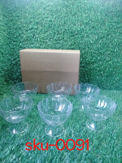Serving Dessert Bowl Ice Cream Salad Fruit Bowl - 6pcs Serving Dessert Bowl Ice Cream Salad Fruit Bowl - 6pcs - infinityexculsivestore.com