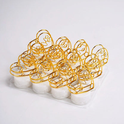 Set of 12 Multicolor Flameless Heart Candles for Decoration - infinityexculsivestore.com