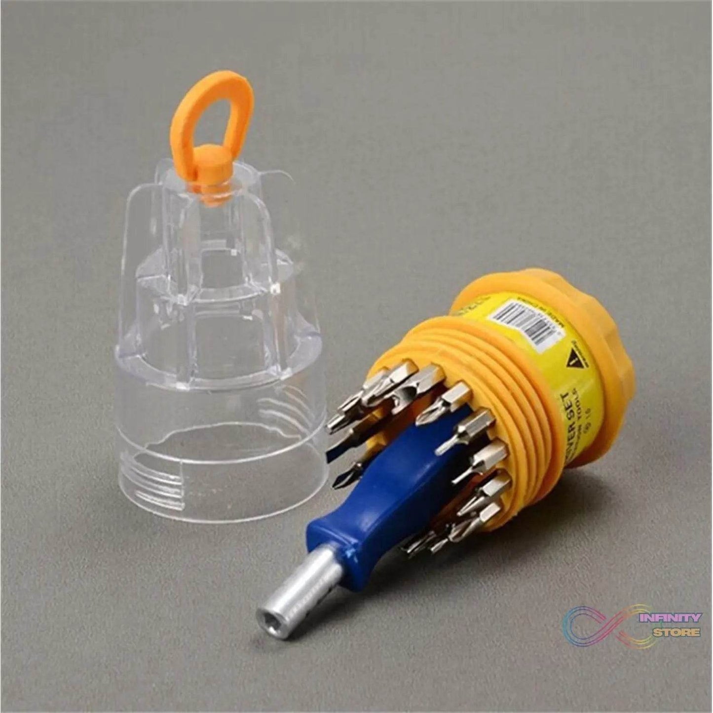 (Set of 6pc) Screwdriver Set, Steel 16 in 1 with 15 Screwdriver Bits, Professional Magnetic Driver Set - infinityexculsivestore.com