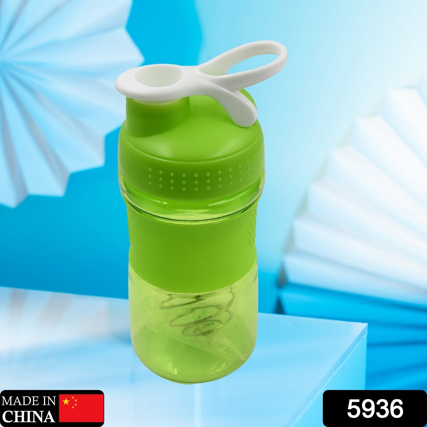 Shaker Bottle for Protein Mixes Pre Workout Shaker Bottles with A Small Stainless Blender Ball and Grip, BPA Free - infinityexculsivestore.com