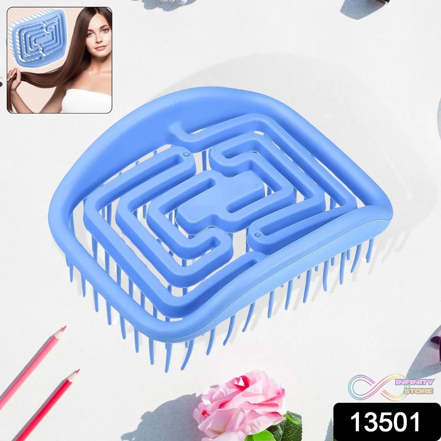 Shampoo Brush, Manual Scalp Massager Skeleton Combs (1 Pc) - infinityexculsivestore.com