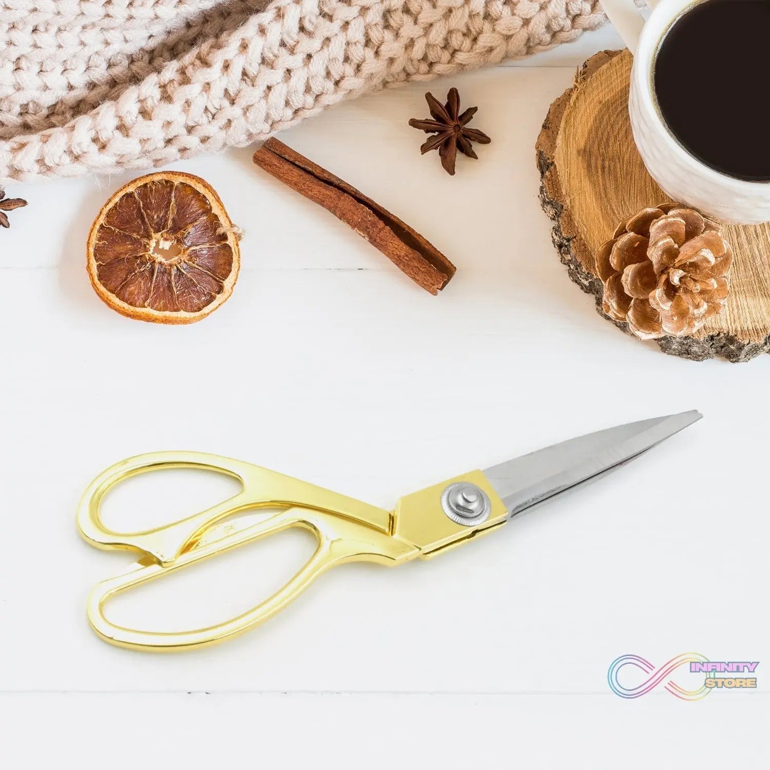 Sharp Stainless Steel Tailoring Scissors for Professionals (9.5 Inch) - infinityexculsivestore.com