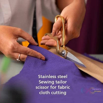 Sharp Stainless Steel Tailoring Scissors for Professionals (9.5 Inch) - infinityexculsivestore.com