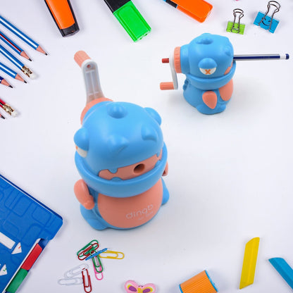 Sharpener for Pencil with Removable Tray Hardiness Steel Cutter, Kids Teddy Shaped Pencil Sharpener Machine, Birthday Return Gift Stationary Gifts - infinityexculsivestore.com