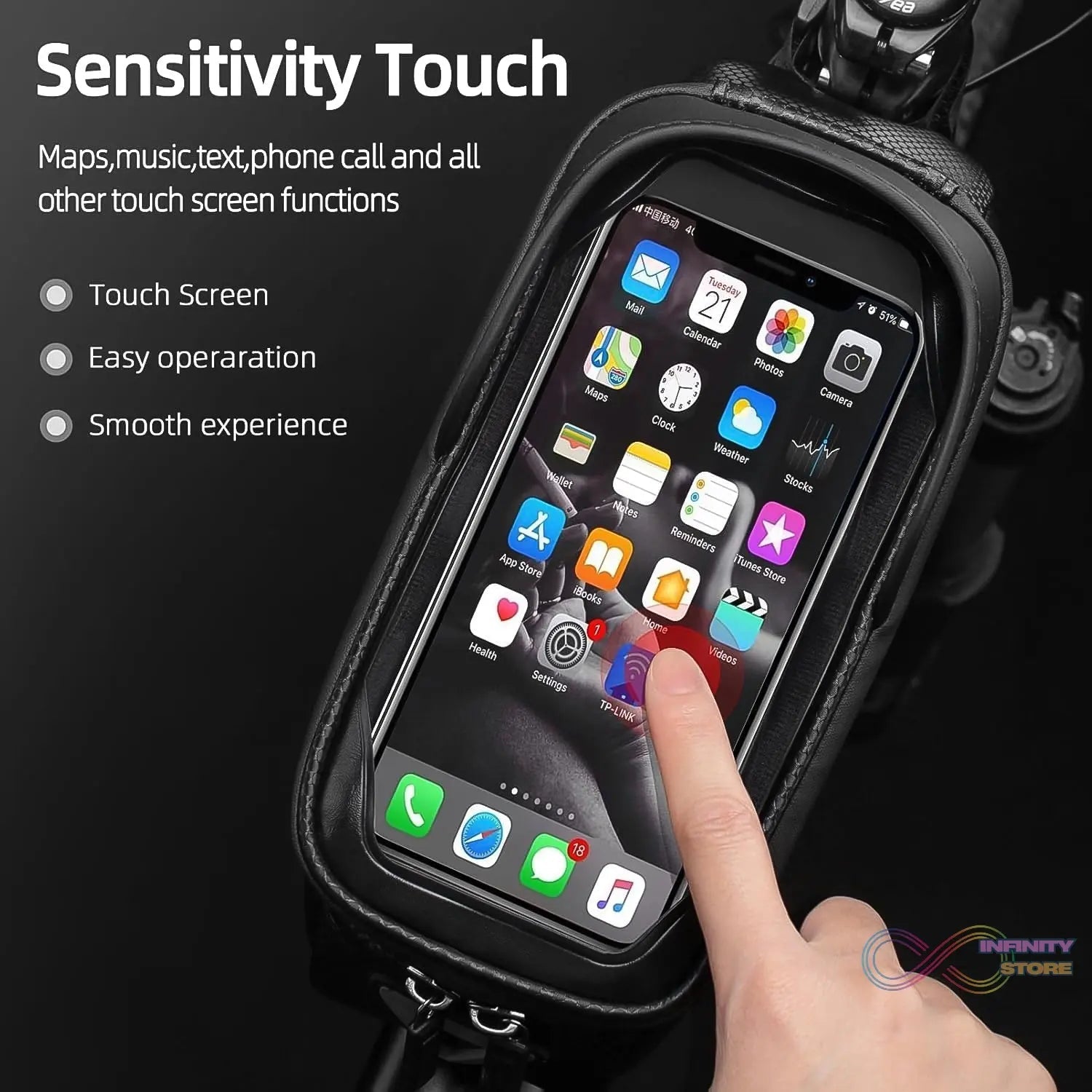 Shelf Waterproof Bike Phone Holder Wall Motorcycle (1 Pc) - infinityexculsivestore.com