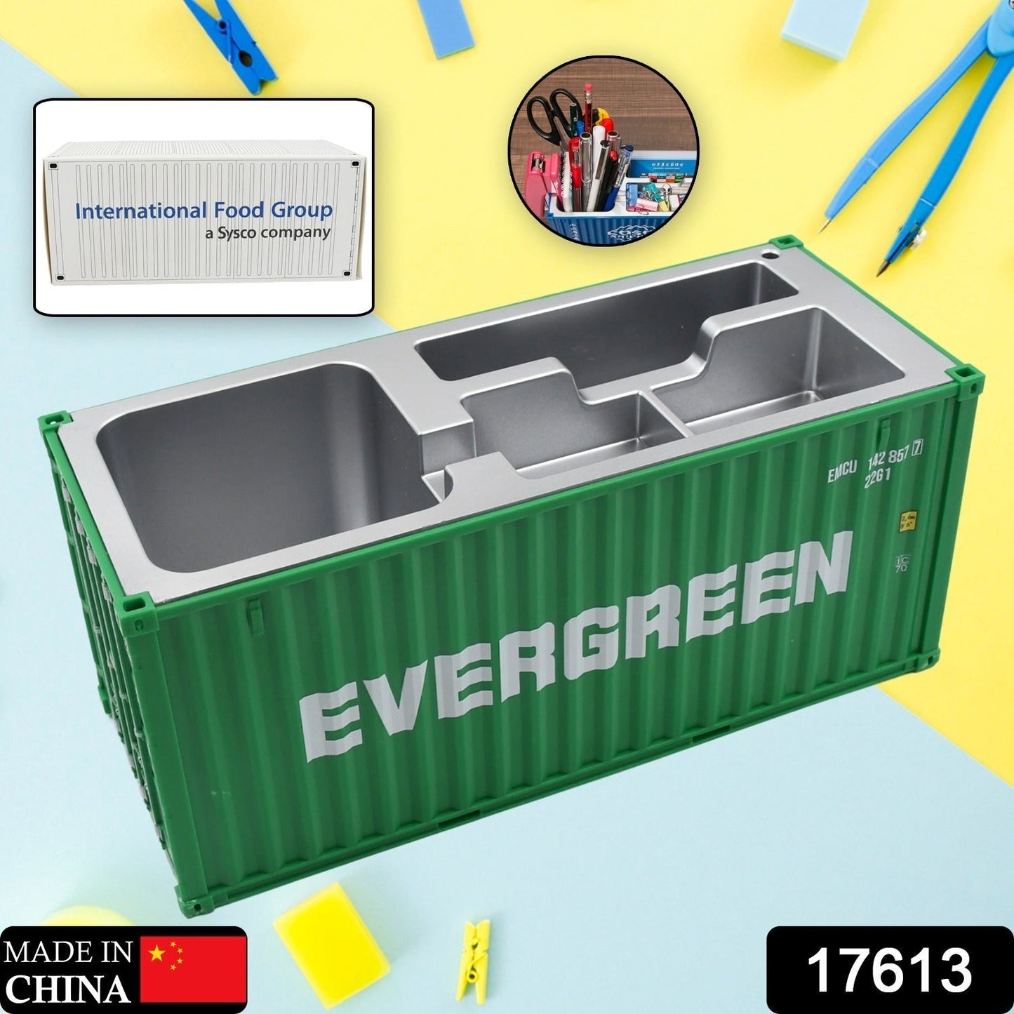 Shipping Container Pen Holder Shipping Container Model Pen Name Cardholder Simulated Container Model For Business Gift - infinityexculsivestore.com