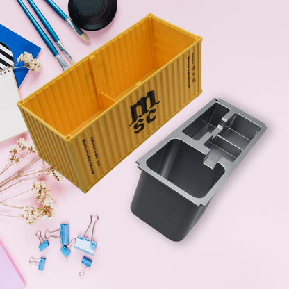 Shipping Container Pen Holder Shipping Container Model Pen Name Cardholder Simulated Container Model For Business Gift - infinityexculsivestore.com