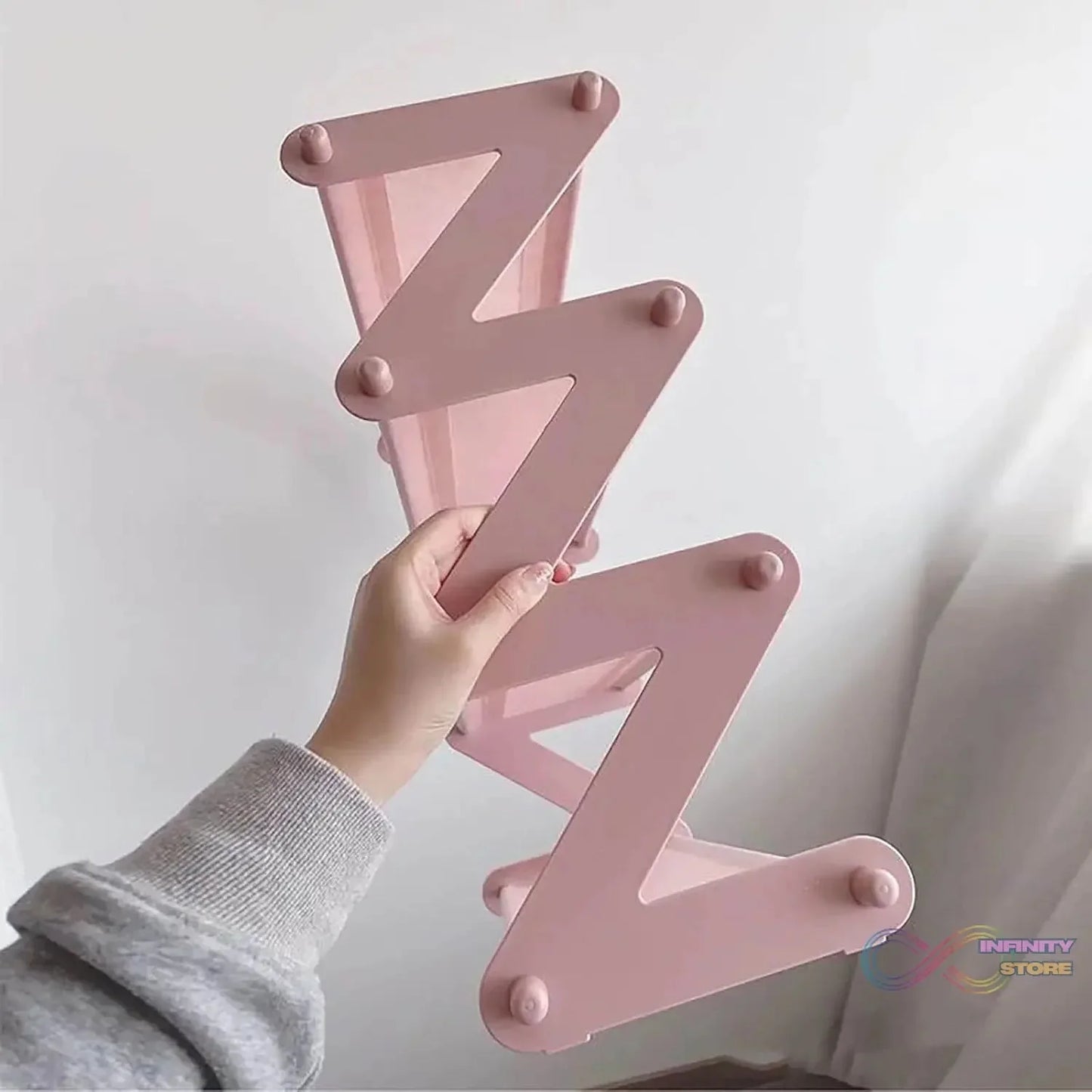 Shoe Rack Z - Shaped Four Layer (1 Pc / 4 Layer) - infinityexculsivestore.com