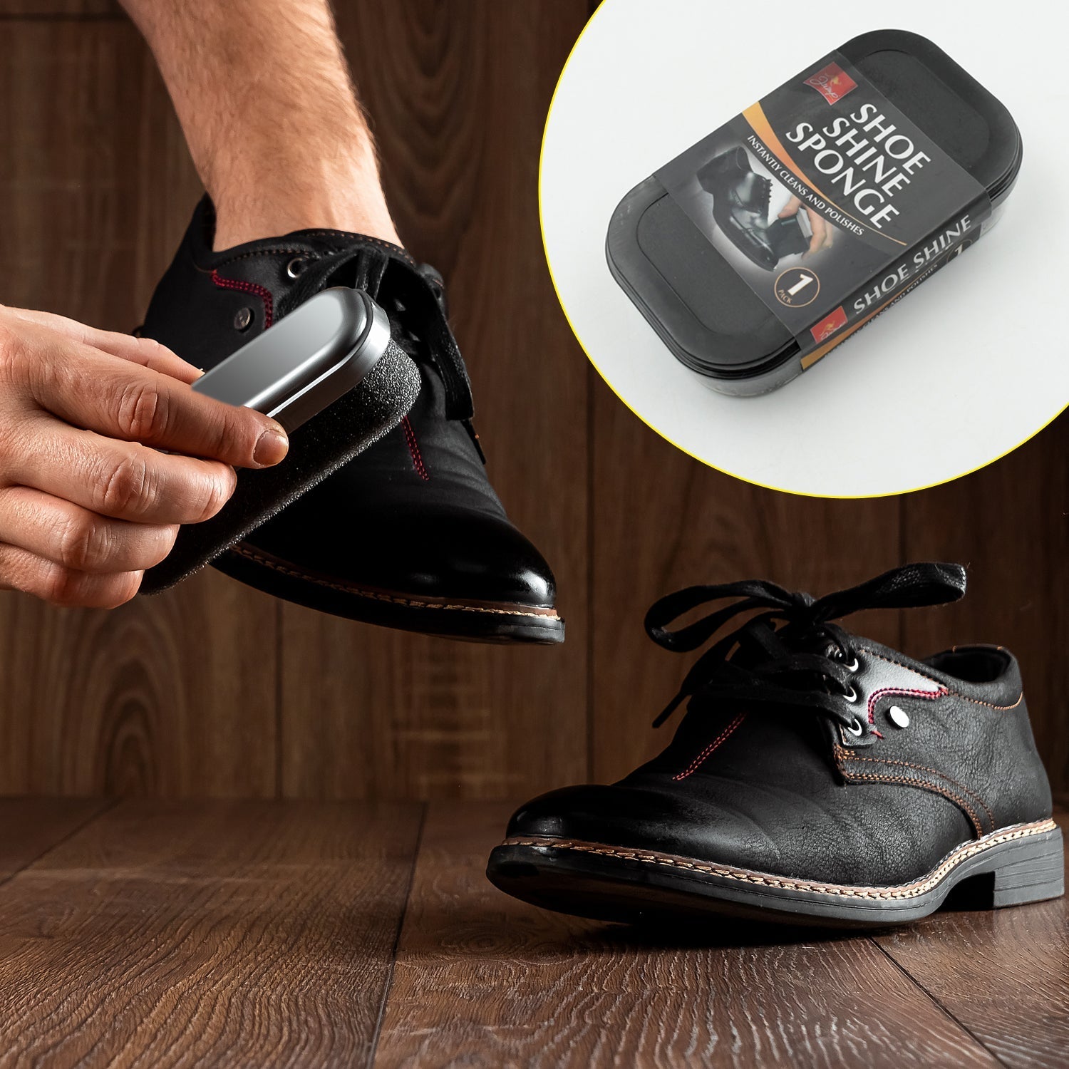 Shoe Shiner and Shoe Polish For All Colours Leather Shoes, Formal Shoes, Oxford Shoes & Dress Shoes (1 Pc) - infinityexculsivestore.com