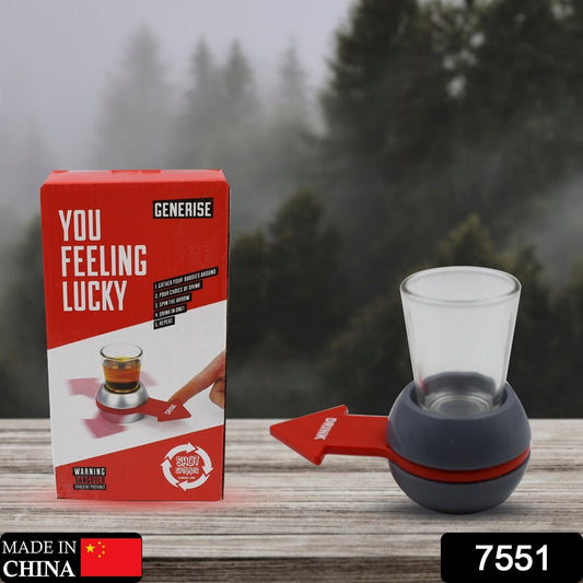 Shot Spinner Spin the Shot Fun Drinking Game Spin Shot Game Party Games for Adults Includes 1.7 oz Shot Glass - infinityexculsivestore.com