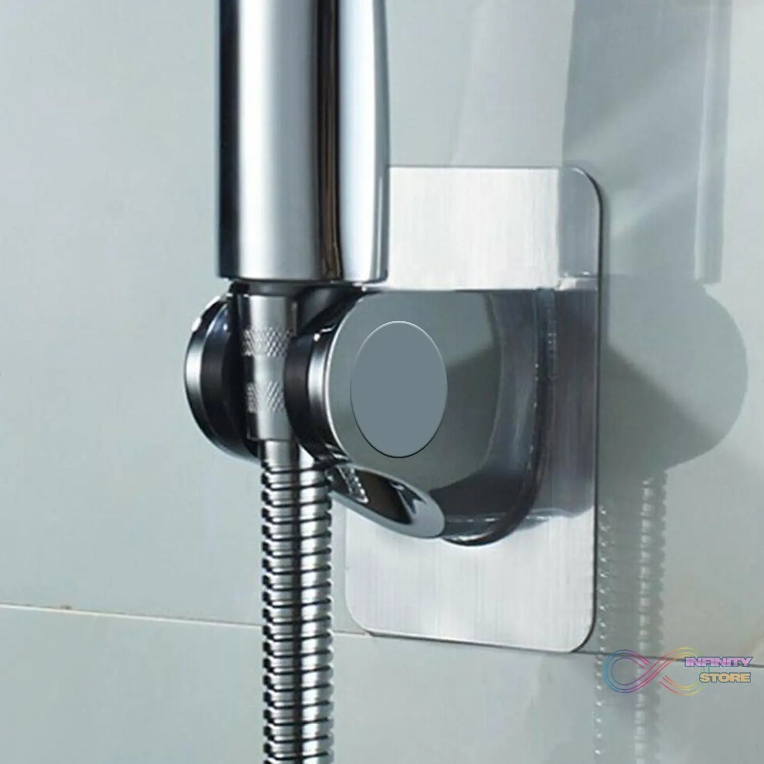 Shower Head Holder, Adhesive Handheld Shower Holder, with adhesive sticker to hold. - infinityexculsivestore.com