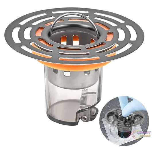 Shower Stopper, Anti - Odour Floor Drain Core with Filter Mesh (1 Pc) - infinityexculsivestore.com