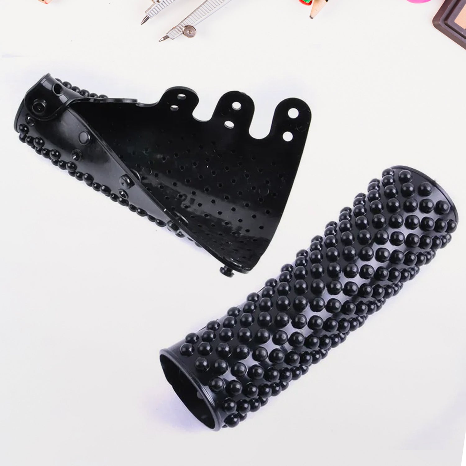 Silicon Car Massage Steering Cover High Quality Suitable For All Car (2 Pc Set) - infinityexculsivestore.com