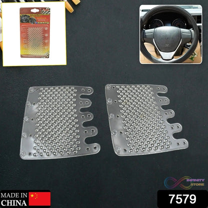 Silicon Car Massage Steering Cover High Quality Suitable For All Car (2 Pc Set) - infinityexculsivestore.com