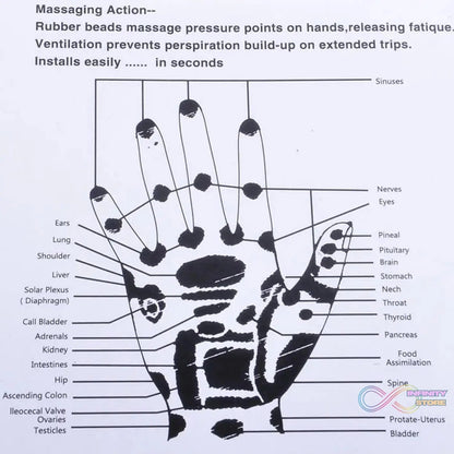 Silicon Car Massage Steering Cover High Quality Suitable For All Car (2 Pc Set) - infinityexculsivestore.com