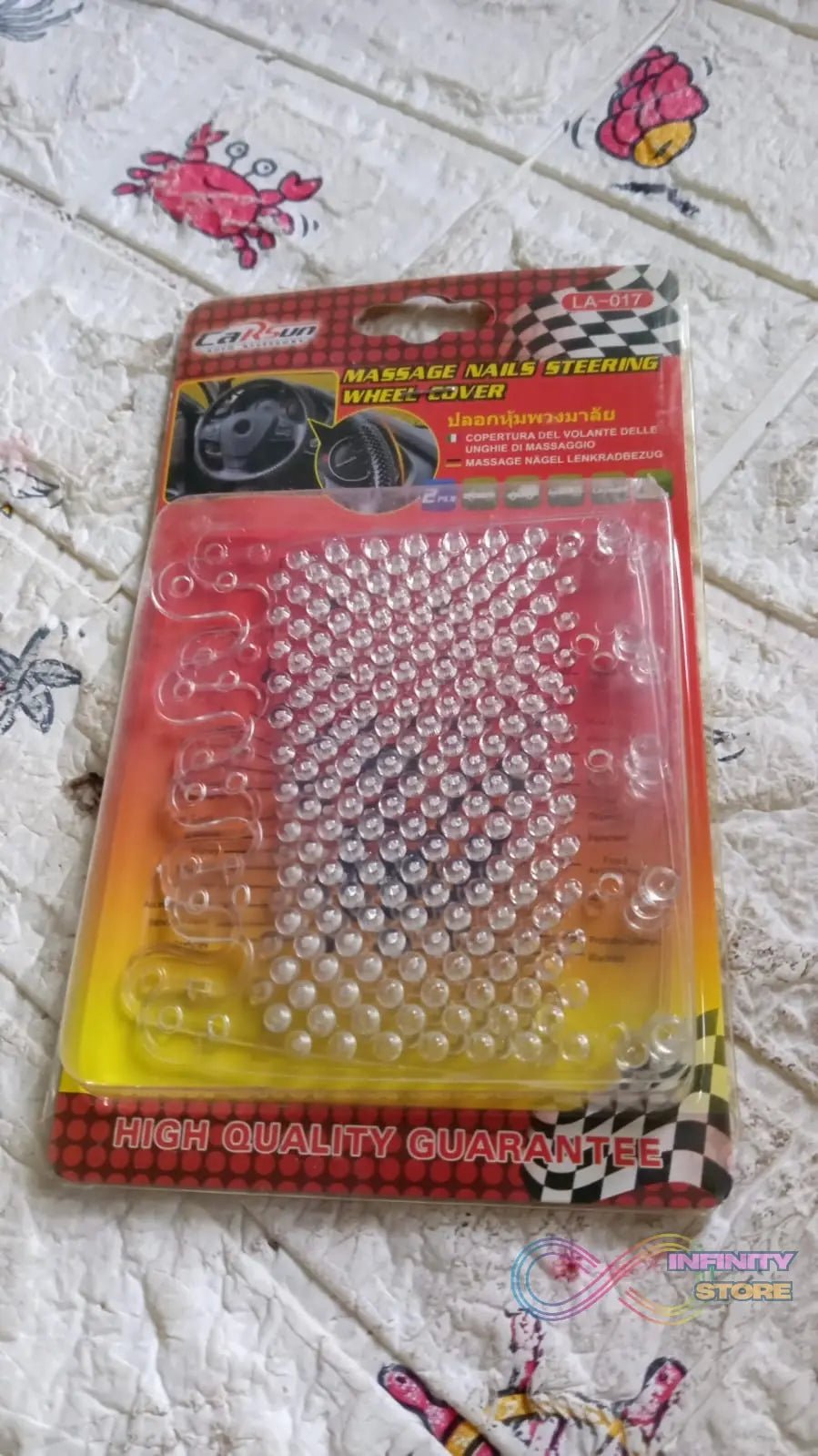 Silicon Car Massage Steering Cover High Quality Suitable For All Car (2 Pc Set) - infinityexculsivestore.com