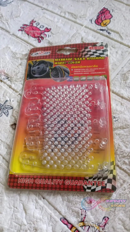 Silicon Car Massage Steering Cover High Quality Suitable For All Car (2 Pc Set) - infinityexculsivestore.com