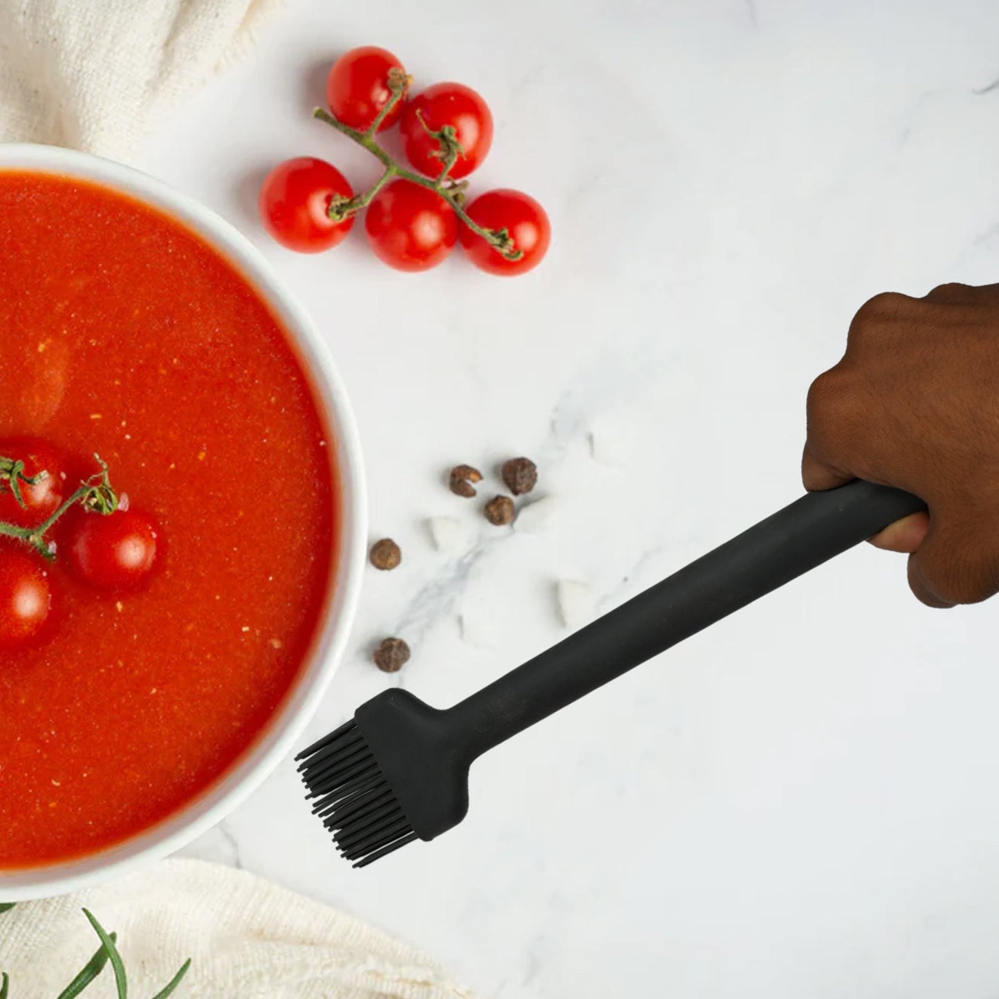 Silicone BBQ Basting & Baking Brush for Cooking, Pastry, Bread & Grill - infinityexculsivestore.com