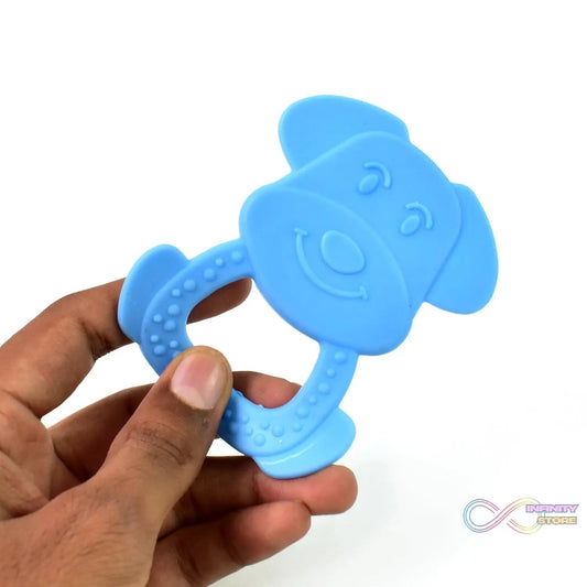 Silicone Baby Teether Pack of 1 (Mix Design & Color) - infinityexculsivestore.com