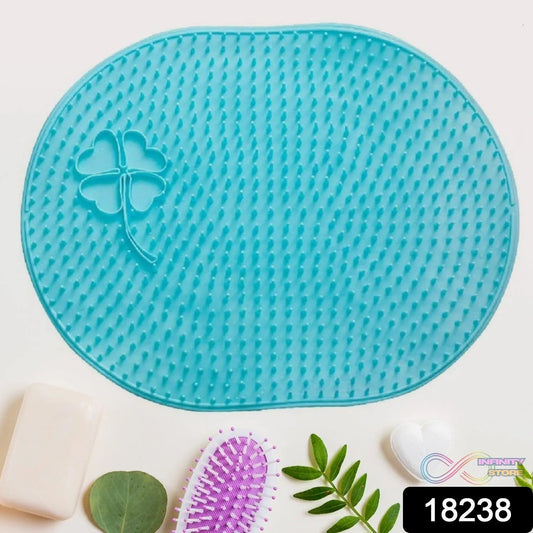 Silicone Bath Massage Cushion with Suction Cup (35×28 CM / 1 Pc) - infinityexculsivestore.com