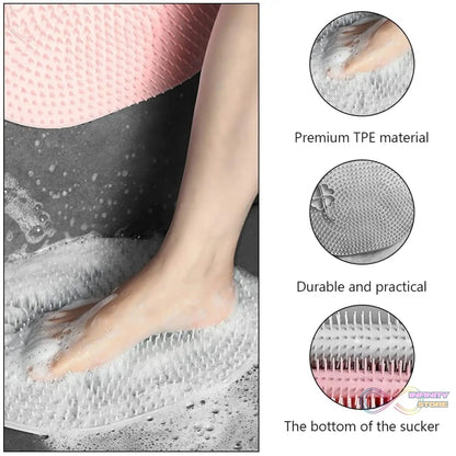 Silicone Bath Massage Cushion with Suction Cup (35×28 CM / 1 Pc) - infinityexculsivestore.com