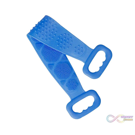 Silicone Body Back Scrubber, Double Side Bathing Brush for Skin Deep Cleaning Massage. - infinityexculsivestore.com
