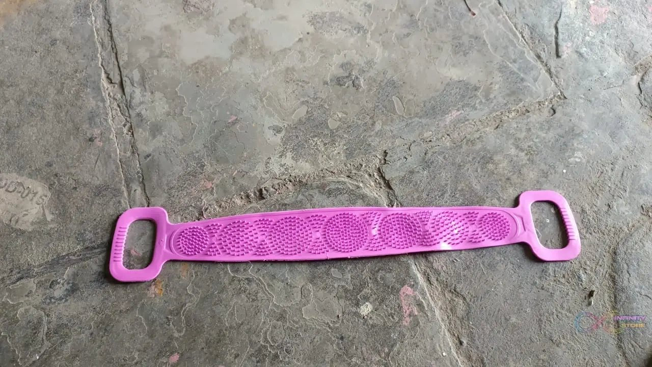 Silicone Body Scrubber Silicone Bath Body Brush (1 Pc / 24 Inch) - infinityexculsivestore.com