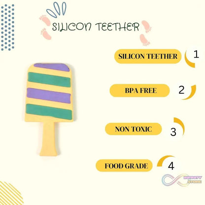 Silicone Candy Shape Teether for Baby (1 Pc) - infinityexculsivestore.com