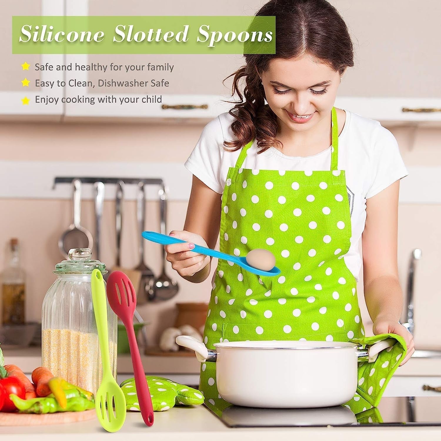 Silicone Cooking Cookware Heat - Resistant Kitchen Utensils Cookware Kitchenware (27cm) - infinityexculsivestore.com
